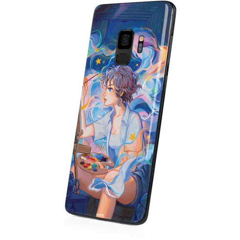 Rainbow Anime Artist Painter by Ivy Dolamore Galaxy S9 Skin